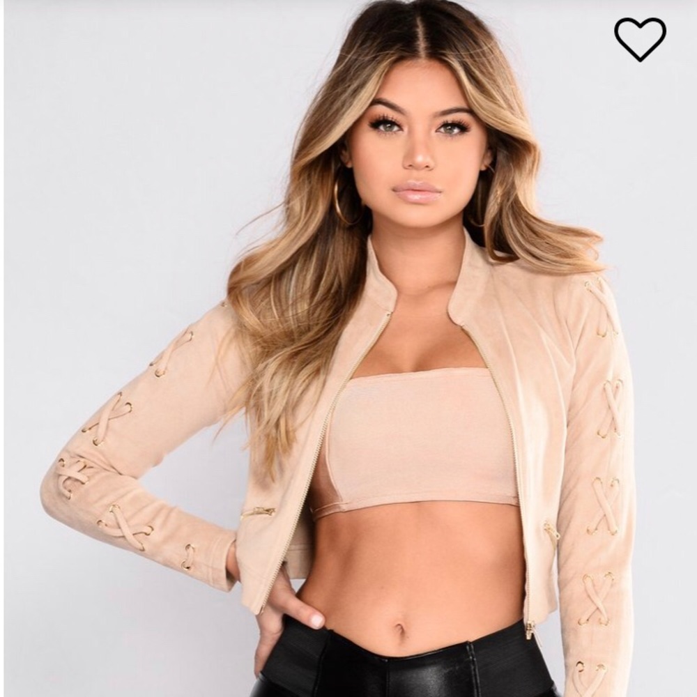 Suede Cropped Jacket
